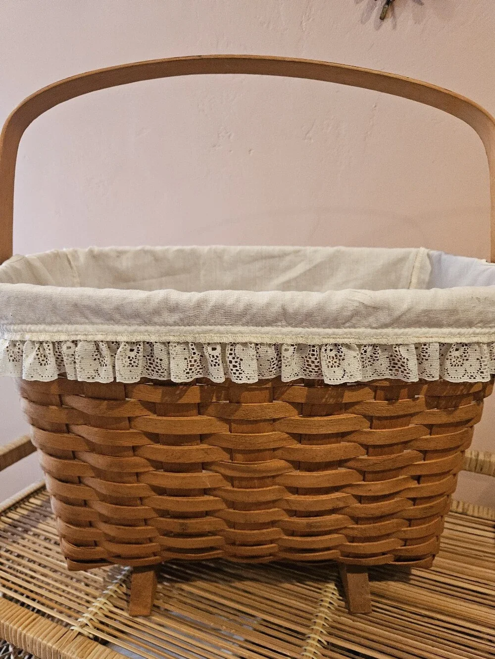 Longaberger Vintage Handled Basket